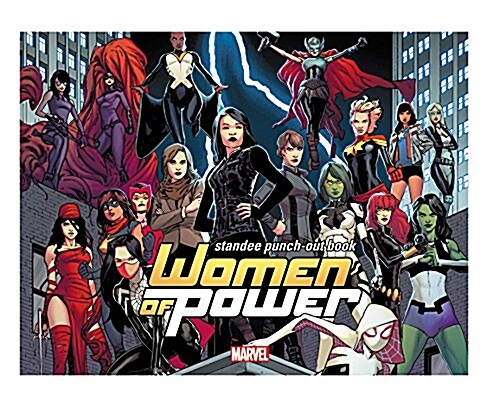 Heroes of Power: The Women of Marvel: Standee Punch-Out Book (Hardcover)