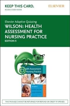 Elsevier Adaptive Learning for Health Assessment for Nursing Practice Access Card (Pass Code, 5th)