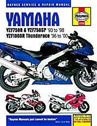 Yamaha YZF750R & YZF1000R Thunderace (93 - 00) Haynes Repair Manual (Paperback)