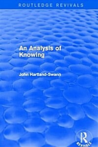 An Analysis of Knowing (Paperback)