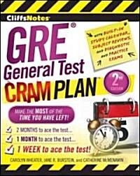 Cliffsnotes GRE General Test Cram Plan 2nd Edition (Paperback, 2)