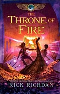 The Throne of Fire (Hardcover, Large Print)