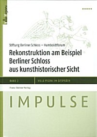 Rekonstruktion Am Beispiel Berliner Schloss Aus Kunsthistorischer Sicht: Ergebnisse Der Fachtagung Im April 2010. Essays Und Thesen (Paperback)