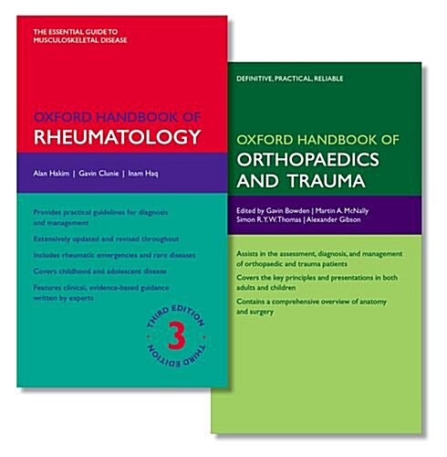 Oxford Handbook of Rheumatology and Oxford Handbook of Orthopaedics and Trauma (Paperback)