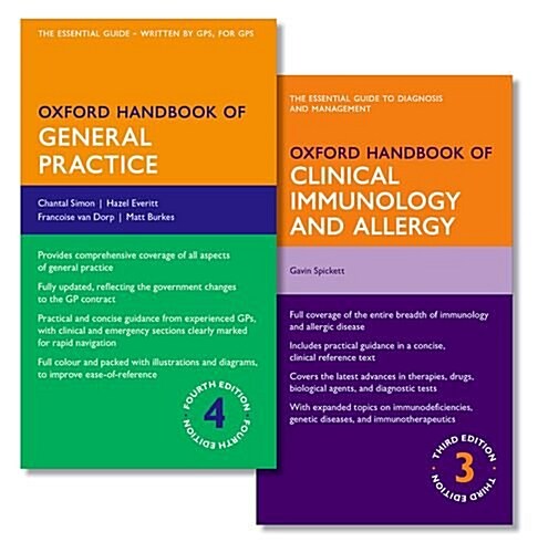 Oxford Handbook of General Practice and Oxford Handbook of Clinical Immunology and Allergy (Paperback)