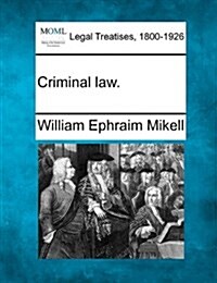 Criminal Law. (Paperback)