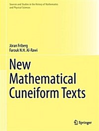 New Mathematical Cuneiform Texts (Hardcover, 2016)