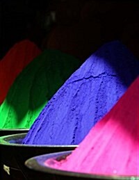 Piles of Colored Dye, Jumbo Oversized: Blank 150 Page Lined Journal for Your Thoughts, Ideas, and Inspiration (Paperback)