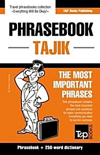 English-Tajik Phrasebook and 250-Word Mini Dictionary (Paperback)