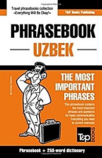 English-Uzbek Phrasebook and 250-Word Mini Dictionary (Paperback)
