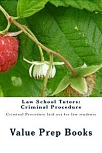 Law School Tutors: Criminal Procedure: Criminal Procedure Laid Out for Law Students (Paperback)