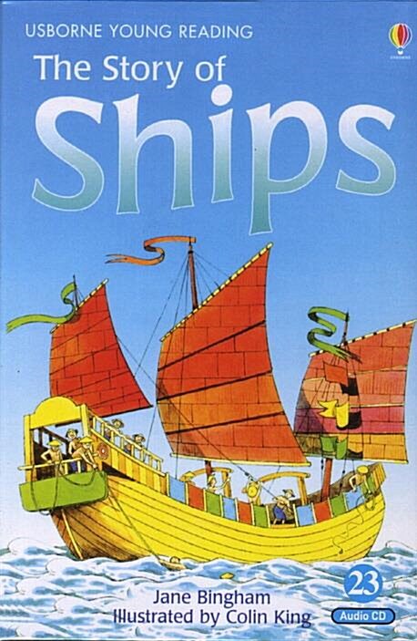 [중고] Usborne Young Reading Set 2-23 :The Story of Ships (Paperback + Audio CD 1장)