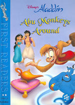 Disney's First Readers Level 2 : Abu Monkeys Around - Aladdin (Hardcover + CD 1장)