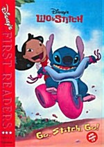 [중고] Disneys First Readers Level 3 : Go, Stitch, Go! - Lilo and Stitch (Hardcover + CD 1장)