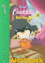 Disney's First Readers Level 1 Workbook : Run, Gus, Run! - Cinderella (Paperback + CD 1장)