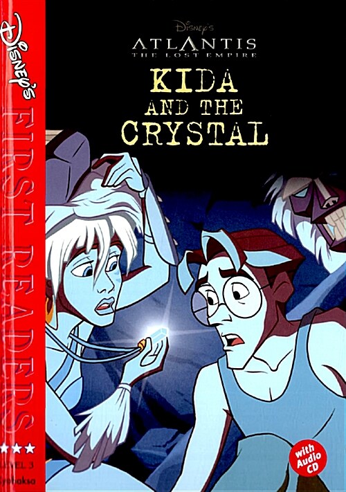 [중고] Disney‘s First Readers Level 3 : Kida and the Crystal - Atlantis The Lost Empire (Hardcover + CD 1장)