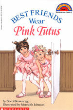 Best friends wear pink tutus 