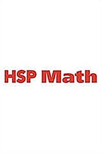 Hsp Math: Problem Solving and Reading Strategies Workbook Grade 1 (Paperback, Student)
