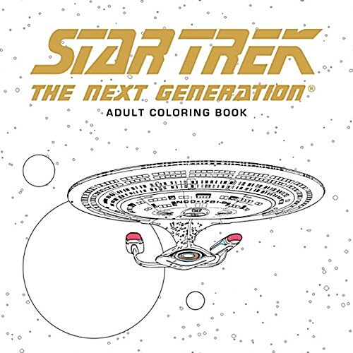 Star Trek: The Next Generation Adult Coloring Book (Paperback)