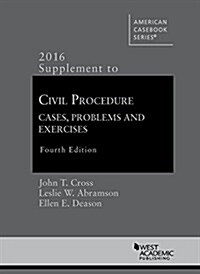 Civil Procedure, Cases, Problems and Exercises 2016 (Paperback, New)