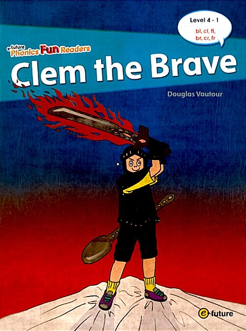 [중고] Phonics Fun Readers 4-1 : Clem the Brave (Paperback + QR 코드)