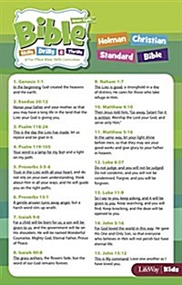 Bible Skills, Drills, & Thrills: Green Cycle Verse Cards - HCSB (Pkg/10) (Other)