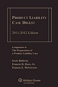 Product Liability Case Digest (Paperback)
