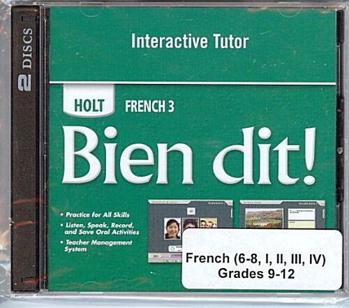 Bien Dit!: Interactive DVD Tutor Level 3 (Audio CD)