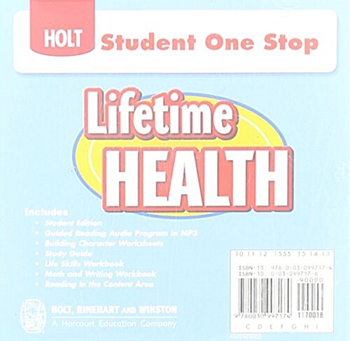 Holt Lifetime Health: Student One-Stop CD-ROM 2009 (Other)