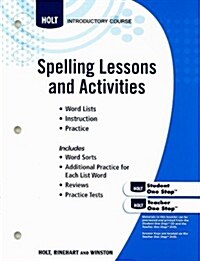Elements of Literature, Grade 6 Spelling Lessons and Activities (Paperback, Workbook)