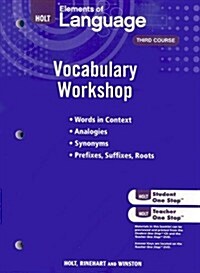 Holt Traditions Vocabulary Workshop: Vocabulary Workshop (Paperback, Workbook)