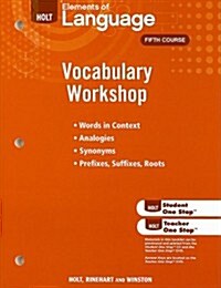 Elements of Language, Grade 11 Vocabulary Workshop (Paperback)
