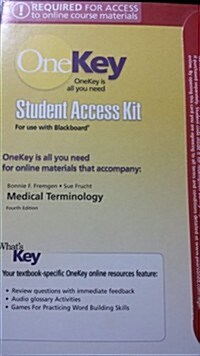 Medical Terminology Onekey Blackboard Student Access Card (Pass Code, 4th)