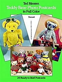 Teddy Bear Photo Postcards in Full Color (Paperback)