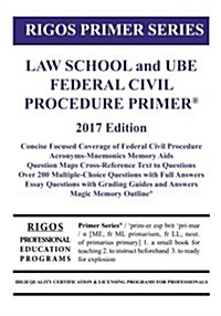 Rigos Primer Series Law School and Ube Federal Civil Procedure Primer (Paperback, 3rd)