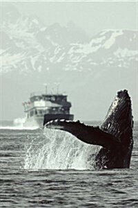 Breeching Humpback Whale in Black and White, for the Love of Nature: Blank 150 Page Lined Journal for Your Thoughts, Ideas, and Inspiration (Paperback)