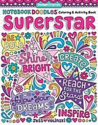 Notebook Doodles Superstar: Coloring & Activity Book (Paperback)
