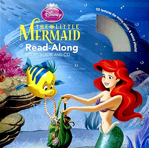 The Little Mermaid Read-Along Storybook and CD (Paperback)