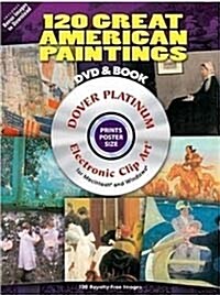 120 Great American Paintings [With DVD] (Paperback)