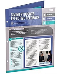 Giving Students Effective Feedback (Quick Reference Guide 25-Pack) (Hardcover)