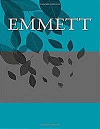 Emmett: Personalized Journals - Write in Books - Blank Books You Can Write in (Paperback)