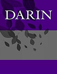 Darin: Personalized Journals - Write in Books - Blank Books You Can Write in (Paperback)