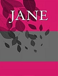 Jane: Personalized Journals - Write in Books - Blank Books You Can Write in (Paperback)