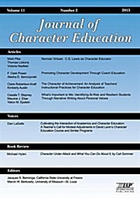 Journal of Character Education Volume 11 Number 2 2015 (Paperback)