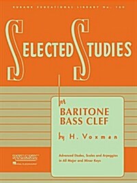 Selected Studies: For Baritone B.C. (Paperback)