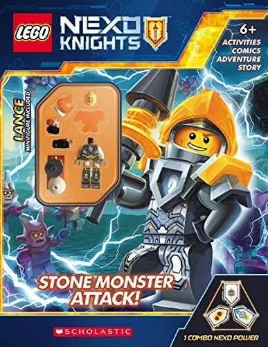 Stone Monsters Attack! (Lego Nexo Knights: Activity Book with Minifigure) (Paperback)