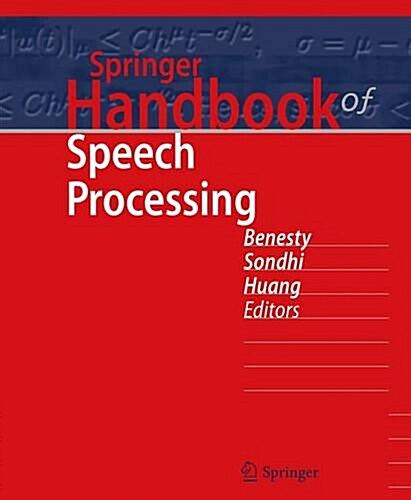 Springer Handbook of Speech Processing (Hardcover)