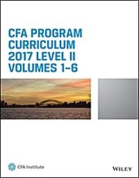 Cfa Program Curriculum 2017 Level II, Volumes 1 - 6 (Paperback)