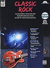 Classic Rock Guitar Play-Along: Guitar Tab, Book & CD-ROM (Paperback)