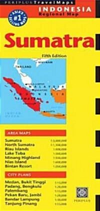Sumatra & Medan Travel Map Fifth Edition (Folded, 5)